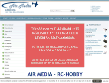 Tablet Screenshot of airmedia.se